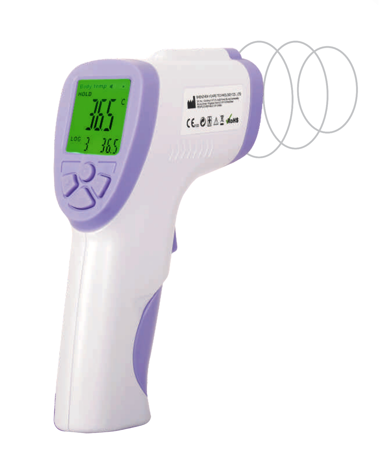 NonContact Infrared Forehead Thermometer Marjan InternationalMIPL