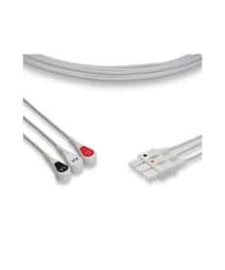 Spacelabs Compatible ECG Leadwire 3 Leads Snap