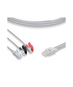 Philips Compatible ECG Leadwire 3 leads pinch