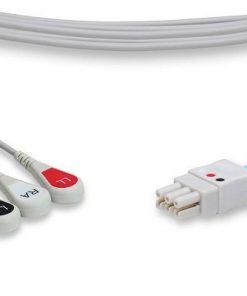 Datex Ohmeda Compatible ECG Leadwire 3 leads Snap