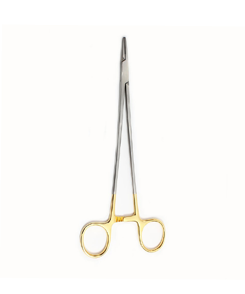 Debakey Needle Holder (Gold & S)